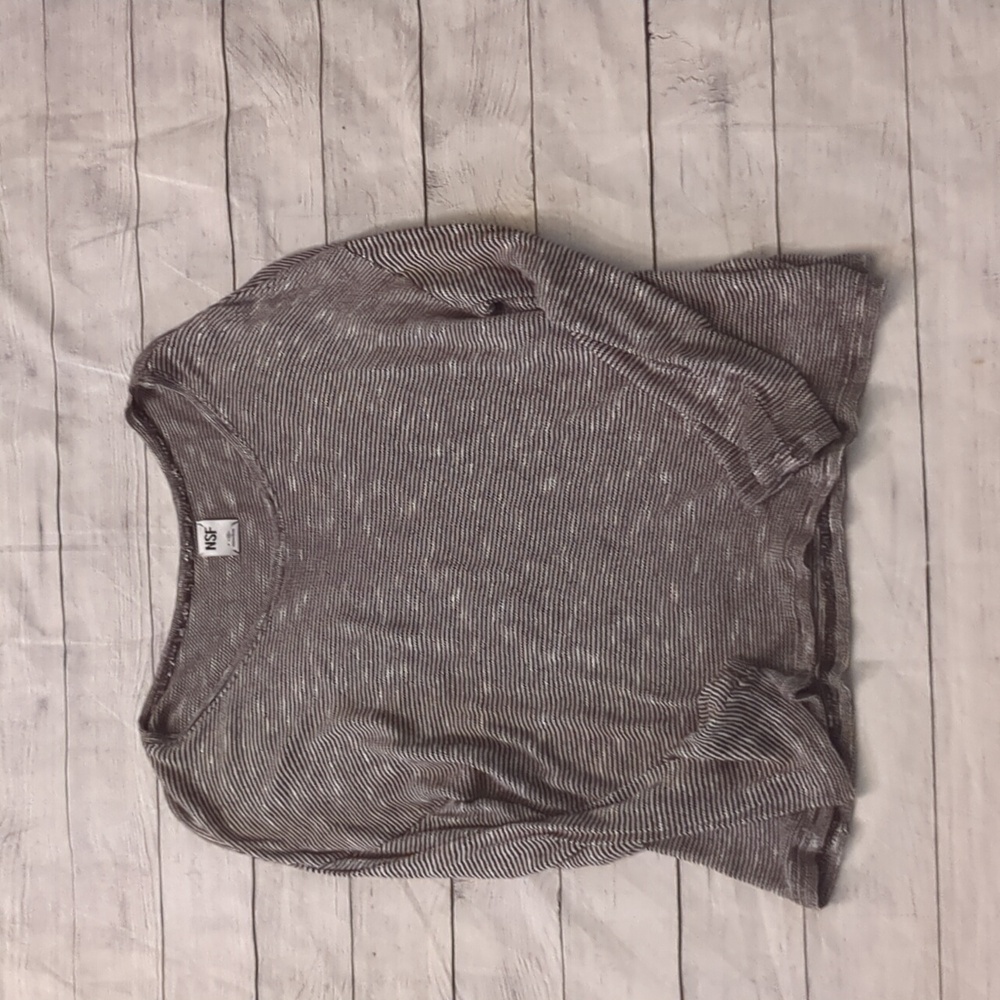 NSF stripe top size medium